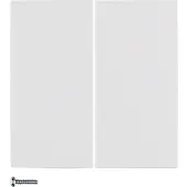 Hager Berker Taste, dubbele wandcontactdoos, type S.1/B.3/B.7, artikelnummer 85142189, kleur: polarwit, glanzend