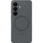 Samsung Galaxy S26 Siliconen Back Cover met Magneet Zwart