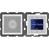 Berker BERK Radio Aanraking (DAB+, VHF, Bluetooth), Radio, Wit