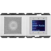 Berker K.1 DAB+/Bluetooth radio, glanzend (artikelnummer: 30807009, radioset)
