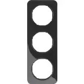Berker Frame R.1 zwart, 10132145 glanzend