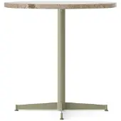 Audo Copenhagen Nook Eettafel Ø80 cm | Olive | Kunis Breccia Stone