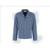 Yumeko Pyjamashirt Flanel M Blauw - Eco, Bio & Fairtrade
