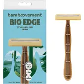 Bamboovement Wegwerp Scheermesjes - Voordeelverpakking 25 Stuks - 99% Plasticvrij - 3 Mesjes