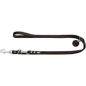 Hunter - V-Lijn - Hondenriem Länge max. 200 cm - Breite 1,3 cm, bruin