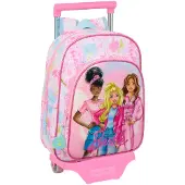 Safta Barbie Painterly Rugzak Met Wielen