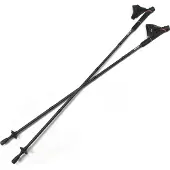 Silva - Running Poles Carbon - Trekkingstokken 135 cm, zwart