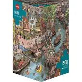 Heye Say Cheese - Legpuzzel 1500 stukjes - Cartoon Amsterdam