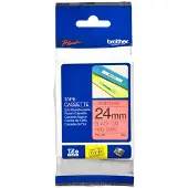 Brother Tape TZe-451 Zwart op rood (24 mm)