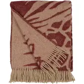 Almedahls Kotteri plaid 130x170 cm Wijnrood-beige