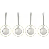 Blomus Kerstornament Kitai Ball Gold / Smoke (Set van 4)