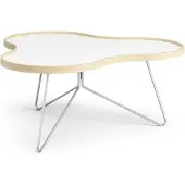 Swedese Flower tafel 84 x 90cm H39 cm Berk gelakt