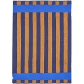 Scandi Living Aisles wollen plaid 130x180 cm Blauw
