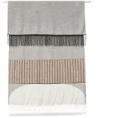 Form & Refine Aymara deken 130x190 cm Pattern grey