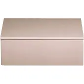 Mojoo Lux gelakte opbergdoos 19x19x7 cm Powder rose