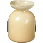 Broste Copenhagen Vera vaas geel Ø21cm - 14485040