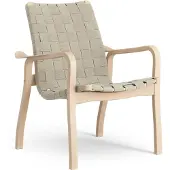 Swedese Primo Fauteuil laag gelakt Beuk Natuur