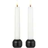 Lind DNA Kaarshouder Silhouette 34 Black Steel (Set van 2)