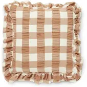Boel&Jan Kullavik kussensloop 45x45 cm Roest-wit