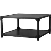 Gärsnäs Bleck Salontafel 75x75 cm fineer Beuk-zwarte beits