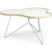 Swedese Flower tafel 84 x 90cm H45cm Berk gelakt