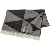 Scandi Living Rime wollen plaid Charcoal
