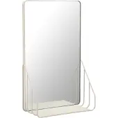 Scandi Living Nod spiegel met plank 30x50 cm Beige