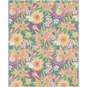Ekelund Linneväveri Flores deken 140x170 cm Multi