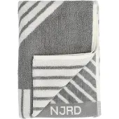 NJRD Stripes handdoek 50 x 70 cm Grijs