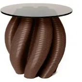 Ekbacken Studios Water lily bijzettafel Ø50 cm Chocolate