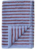 Scandi Living Drift badhanddoek 70x140 cm Blauw-rood