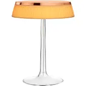 Flos Bon Jour T tafellamp Copper-soft stoffen kap
