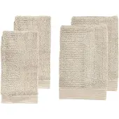 Zone Denmark Handdoekenset Towels Classic Sand (Set van 4)