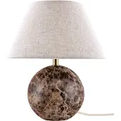 Globen Lighting Castello 35 tafellamp Bruine marmer