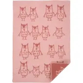 Klippan Yllefabrik Hand in hand babydeken 65x90 cm Roze bruin