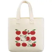 Muurla Mumin Tote Bag tas 25x25 cm Joyfull Apples