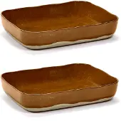 Serax La Nouvelle Table ovenschaal No10 22x30 cm 2-pack Brown