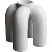 DBKD Rope Waxinelichthouder 14x14 cm White