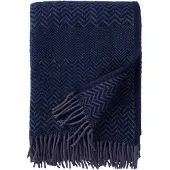 Klippan Yllefabrik Zigzag wollen plaid 130x200 cm Heather