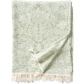Klippan Yllefabrik Sunflower katoenen plaid 140x200 cm Groen
