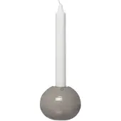 ERNST kandelaar glas Ø9 cm Grijs