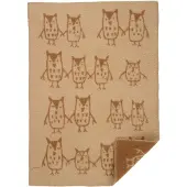 Klippan Yllefabrik Hand in hand babydeken 65x90 cm Taupe