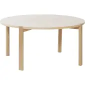1898 Anton salontafel Ø90 cm Witgepigmenteerd eikenhout