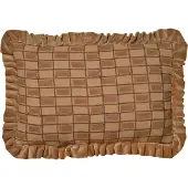 Classic collection Block kussenhoes 40x60 cm Amber