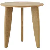 1898 Lyckeby salontafel Ø45x44 cm Natuur gelakt eiken
