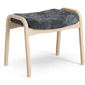 Swedese Lamino Stool Sheepskin/beech - Voetenbanken Beuken Charcoal - 23010|R1266