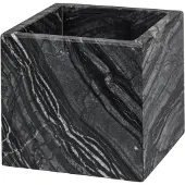 Mette Ditmer Marble cube 8,5x8,5 cm Black-grey