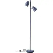 Superliving Dynamo Twin vloerlamp Almost Black