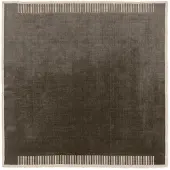 Audo Copenhagen Duomo Len Vloerkleed 270x270 Cm - Wollen vloerkleden Wol Marble Grey - 71004-000417