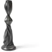 Ferm Living Gale kandelaar 25 cm Blackened Aluminium